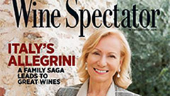 阿玛罗耐名庄艾格尼Allegrini登上《Wine Spectator》杂志封面